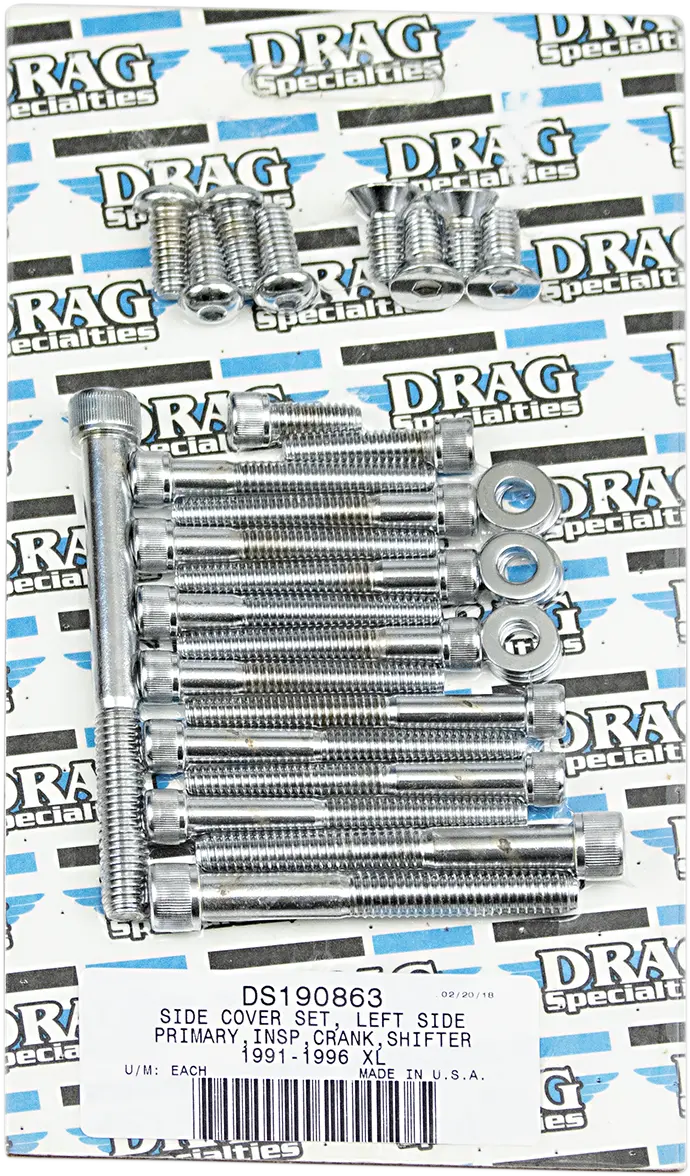 Left Side Primary Side Cover Bolt Set