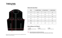 Image: Product/Part name Size Chart