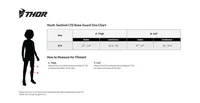 Image: Product/Part name Size Chart