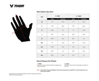 Image: Product/Part name Size Chart