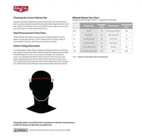 Image: Product/Part name Size Chart