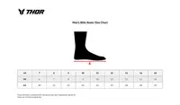 Image: Product/Part name Size Chart