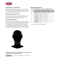 Image: Product/Part name Size Chart