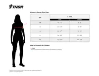Image: Product/Part name Size Chart