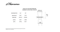 Image: Product/Part name Size Chart
