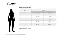Image: Product/Part name Size Chart