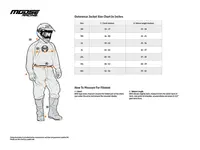 Image: Product/Part name Size Chart