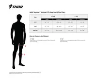 Image: Product/Part name Size Chart