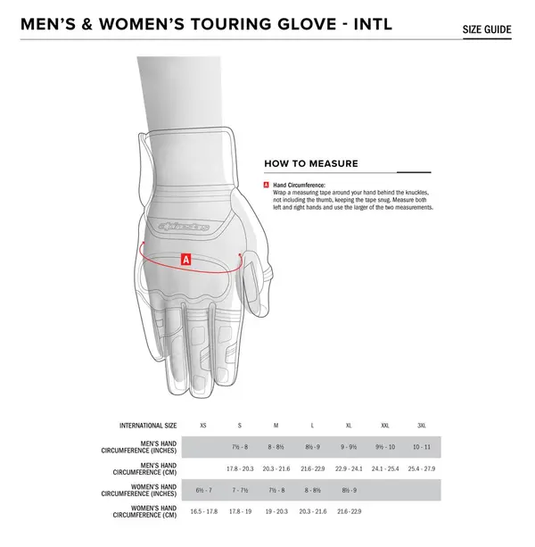 Image: Product/Part name Size Chart