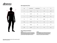 Image: Product/Part name Size Chart