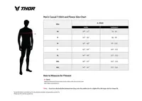 Image: Product/Part name Size Chart