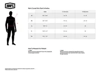 Image: Product/Part name Size Chart